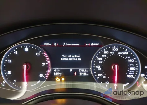 2013 Audi A6 2.0T Premium z USA, uszkodzony, nr VIN WAUGFAFC0DN089207